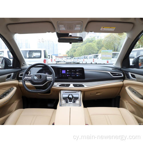 2023 Brand Tsieineaidd Super Luxury Mn Landian -e5 7 sedd Plug -in Hybrid Cyflym Trydan CAR EV AR WERTH